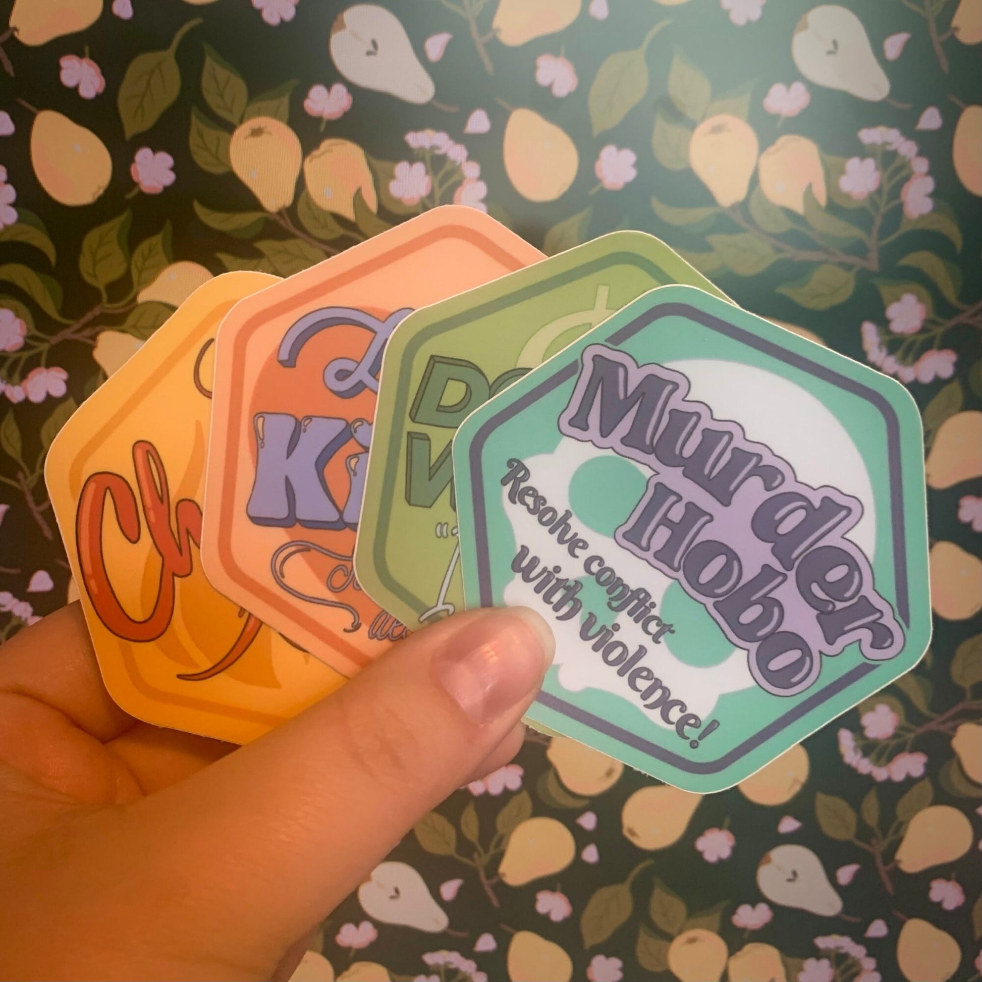 Lady Killer D&Demerit Badge - 2.7" x 3" Vinyl Sticker